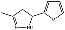 5-(2-furyl)-4,5-dihydro-3-methyl-1H-pyrazole  Struktur