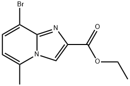 Ethyl 8-bromo-5-methylimidazo[1,2-a]pyridine-2-carboxylate Struktur