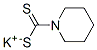 potassium piperidine-1-dithiocarboxylate Struktur