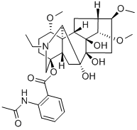 ranaconitine Struktur