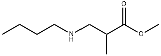 METHYL 3-(BUTYLAMINO)-2-METHYLPROPANOATE Struktur