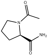 2-Pyrrolidinecarboxamide, 1-acetyl-, (R)- (9CI) Struktur