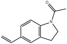 1H-Indole,  1-acetyl-5-ethenyl-2,3-dihydro-  (9CI) Struktur