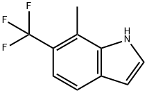 1H-Indole, 7-Methyl-6-(trifluoroMethyl)- Struktur