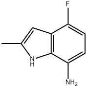 4-fluoro-2-Methyl-1H-indol-7-aMine Struktur