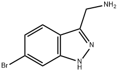 1H-Indazole-3-methanamine, 6-bromo- Struktur