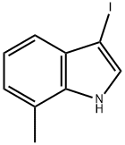 1H-Indole, 3-iodo-7-Methyl- Struktur