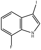 1H-Indole, 7-fluoro-3-iodo- Struktur