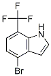 1H-Indole, 4-broMo-7-(trifluoroMethyl)- Struktur