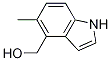 1H-Indole-4-Methanol, 5-Methyl- Struktur