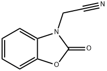 (2-oxo-1,3-benzoxazol-3(2H)-yl)acetonitrile Struktur