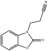 3-(2-OXO-2,3-DIHYDRO-1,3-BENZOXAZOL-3-YL)PROPANENITRILE Struktur