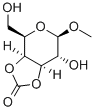 METHYL-3,4-O-CARBONYL-BETA-D-GALACTOPYRANOSIDE Struktur