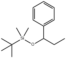 Silane, (1,1-dimethylethyl)dimethyl(1-phenylpropoxy)- Struktur