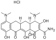 Minocycline hydrochloride Struktur