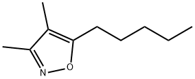 Isoxazole, 3,4-dimethyl-5-pentyl- (9CI) Struktur