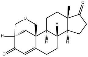 2,19-(methyleneoxy)androst-4-ene-3,17-dione Struktur