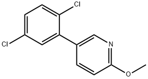 5-(2,5-Dichlorophenyl)-2-Methoxypyridine Struktur