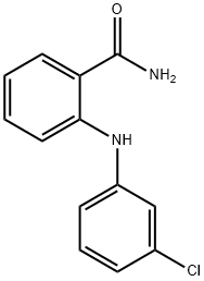 2-(3-CHLORO-PHENYLAMINO)-BENZAMIDE Struktur