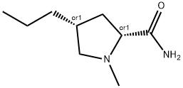 2-Pyrrolidinecarboxamide,1-methyl-4-propyl-,cis-()-(8CI) Struktur