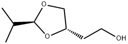 1,3-Dioxolane-4-ethanol,2-(1-methylethyl)-,trans-(9CI) Struktur