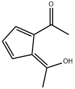 Ethanone, 1-[5-(1-hydroxyethylidene)-1,3-cyclopentadien-1-yl]-, (Z)- (9CI) Struktur