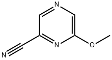 6-METHOXY-PYRAZINE-2-CARBONITRILE Struktur