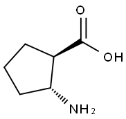 (1R,2R)-(-)-2-Amino-1-cyclopentanecarboxylic acid Struktur