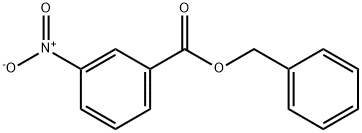 Benzoic acid, 3-nitro-, phenylMethyl ester Struktur