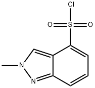 2-Methyl-2H-indazole-4-sulfonyl chloride Struktur