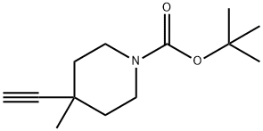 1-Boc-4-ethynyl-4-Methylpiperidine Struktur