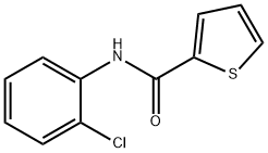 2-Thiophenecarboxamide,N-(2-chlorophenyl)- Struktur