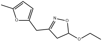 Isoxazole, 5-ethoxy-4,5-dihydro-3-[(5-methyl-2-furanyl)methyl]- (9CI) Struktur