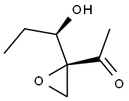 Ethanone, 1-[2-(1-hydroxypropyl)oxiranyl]-, [S-(R*,S*)]- (9CI) Struktur