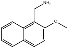 2-METHOXYNAPHTHALEN-1-YLMETHYLAMINE Struktur