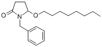 2-Pyrrolidinone, 5-(octyloxy)-1-(phenylmethyl)-, (+-)- Struktur