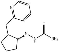 2-(2-Pyridylmethyl)cyclopentanone semicarbazone Struktur