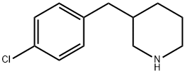 3-(4-CHLOROBENZYL)-PIPERIDINE Struktur