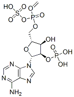 adenosine 2'-phosphate 5'-methylenephosphosulfate Struktur