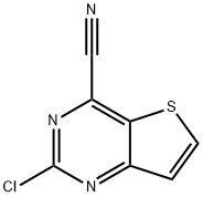 2-chlorothieno[3,2-d]pyriMidine-4-carbonitrile Struktur