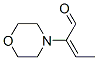 4-Morpholineacetaldehyde,  -alpha--ethylidene- Struktur