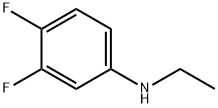 Benzenamine, N-ethyl-3,4-difluoro- (9CI) Struktur