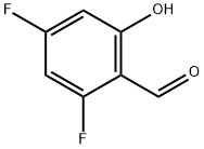 2,4-Difluoro-6-hydroxybenzaldehyde Struktur