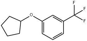 1-(Cyclopentyloxy)-3-(trifluoroMethyl)benzene Struktur