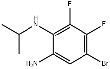 5-BroMo-3,4-difluoro-2-(isopropylaMino)aniline Struktur