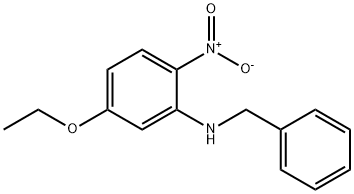 N-Benzyl-5-ethoxy-2-nitroaniline Struktur