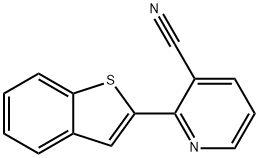 2-(1-Benzothiophen-2-yl)pyridine-3-carbonitrile Struktur