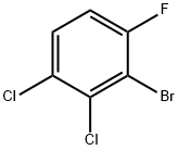 2-BroMo-3,4-dichloro-1-fluorobenzene Struktur