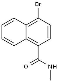 4-BroMo-N-Methylnaphthalene-1-carboxaMide Struktur