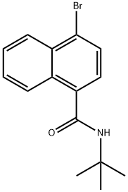 N-t-Butyl 4-broMonaphthaMide Struktur